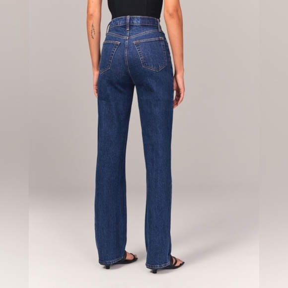 Abercrombie and Fitch the 90” straight ultra high Rise size 31/12R - Picture 3 of 12